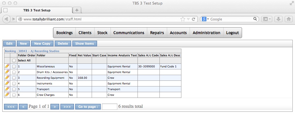 TBS bookings - 4